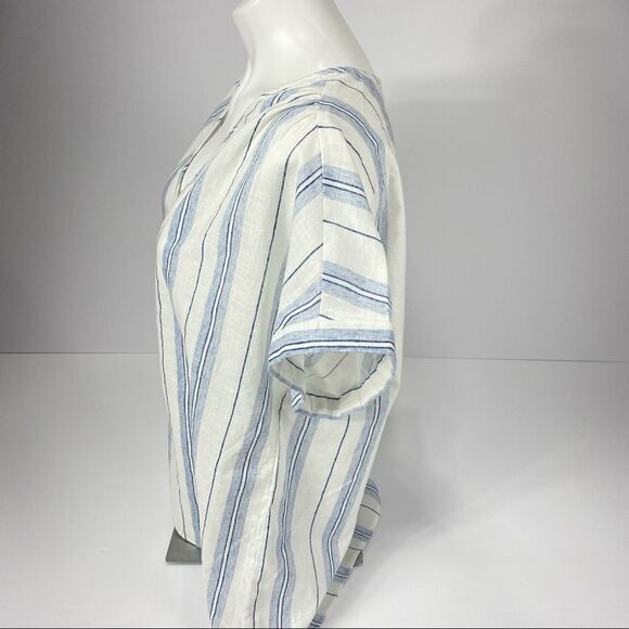 H&M Logg Lagenlook Pullover Striped Blouse - Picture 3 of 16